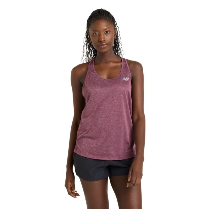 New Balance Dame Singletter Athletics Tank Lilla