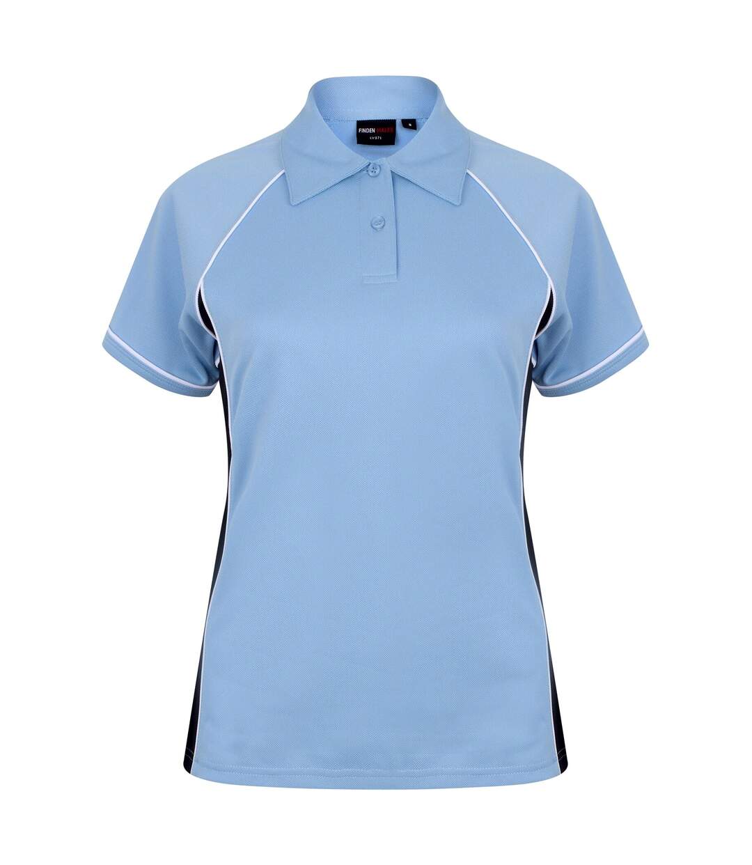 Finden & Hales - Polo sport - Femme (Bleu ciel/Bleu marine/Blanc) - UTRW428