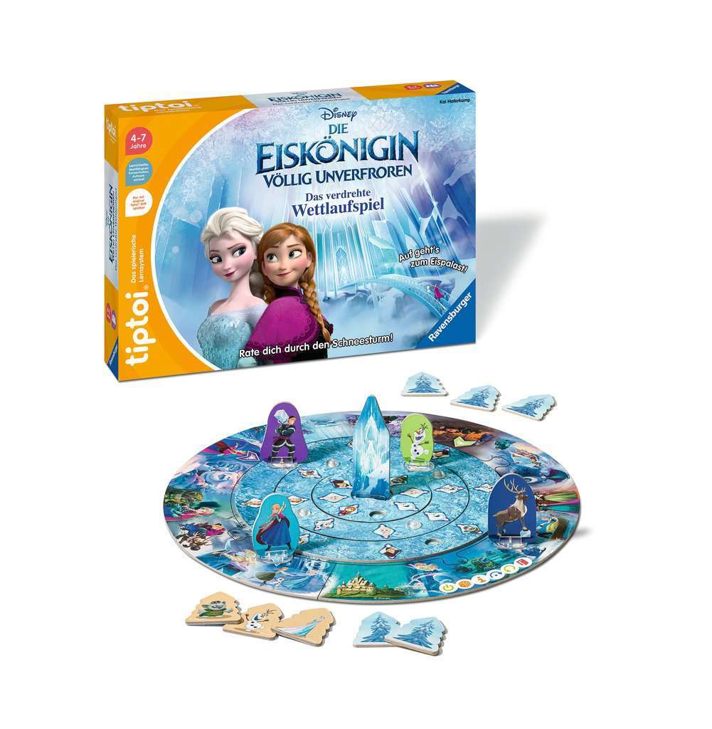 Ravensburger Spiel tiptoi® Disney Die Eiskönigin - Völlig unverfroren: Das verdrehte Wettlaufspiel
