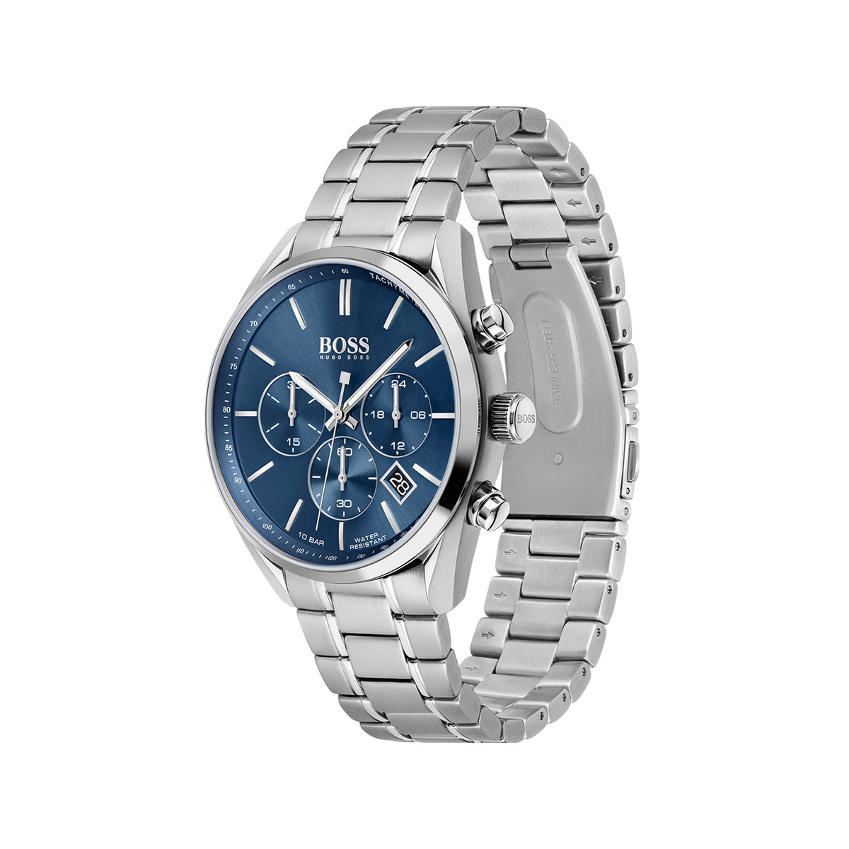 Montre Boss homme chronographe acier