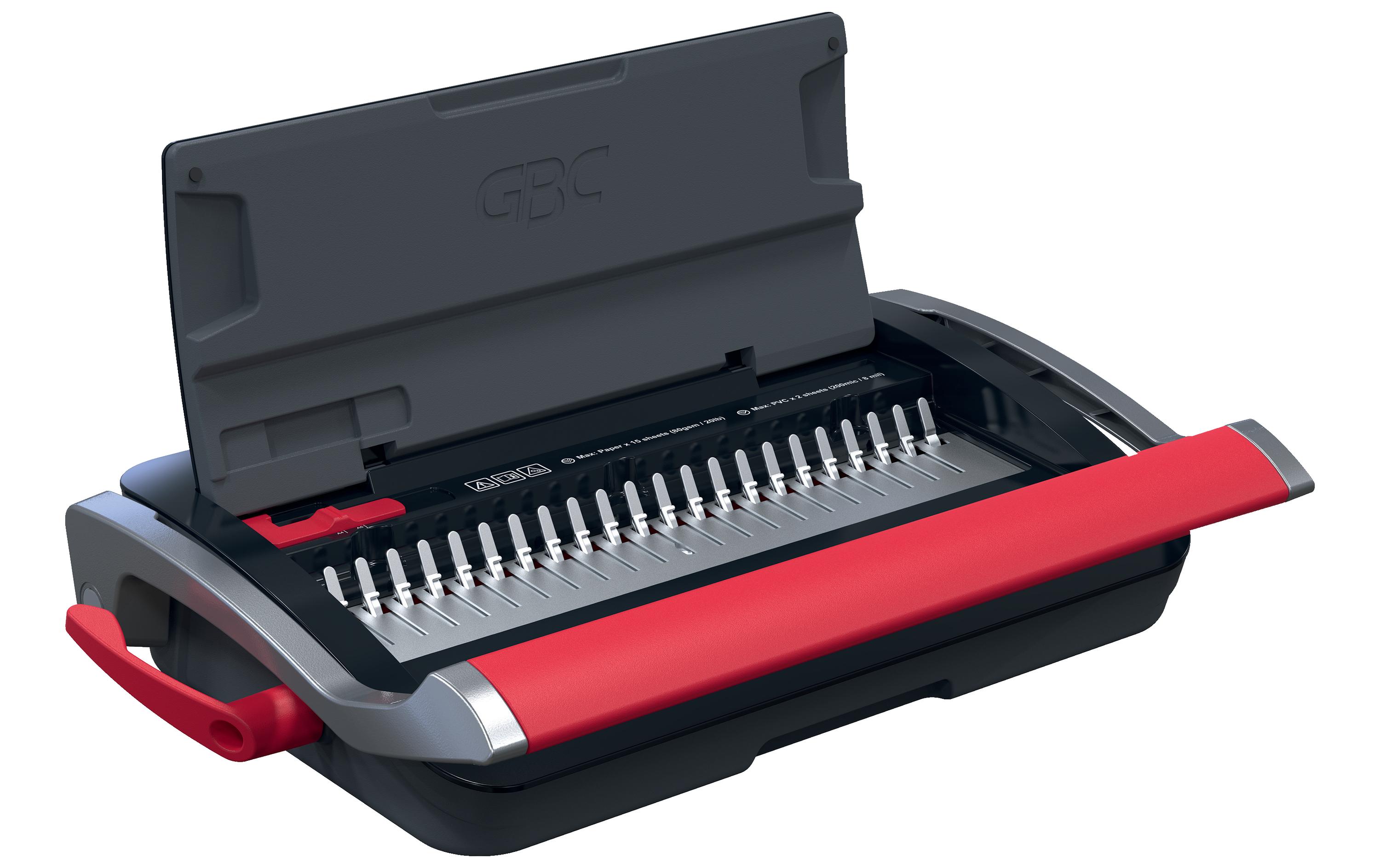 Plastikbindegerät Combbind CB15 165 Seiten<br>Spiralbindegerät