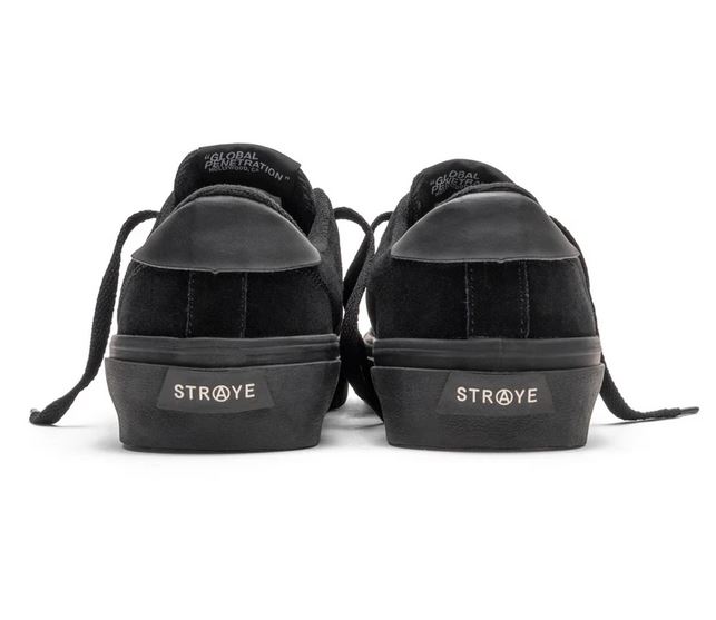 Straye Footwear Stanley Black Black Suede 7.5 US