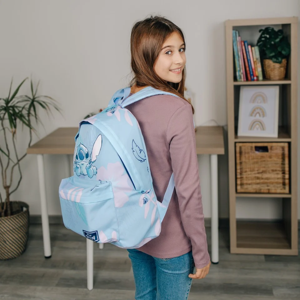 Kids Licensing - Stor Skoletaske - Lilo & Stitch