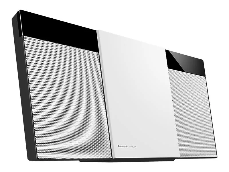 Panasonic SC-HC304 - Mikrosystem 10 Watt - hvid