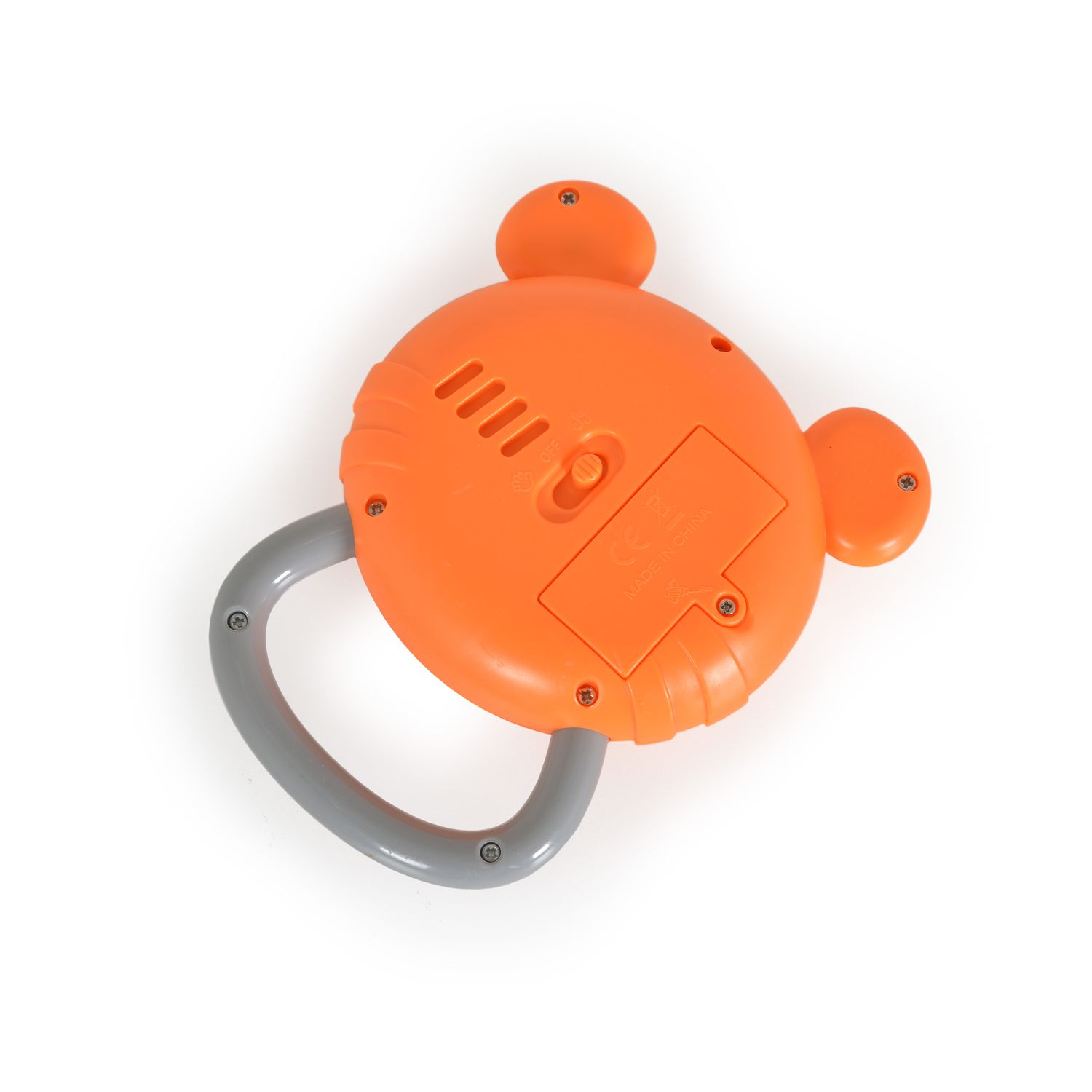 Moni Musikspielzeug Trommelbär MBX05-2, Musik, Trommelgeräusche, Tierstimmen orange