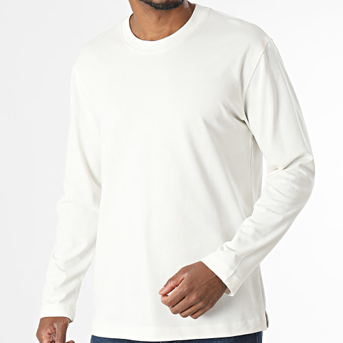 Tee Shirt Manches Longues Beige Clair