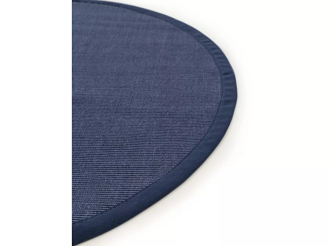 Tapis sisal Sana Bleu ø 200 cm rond