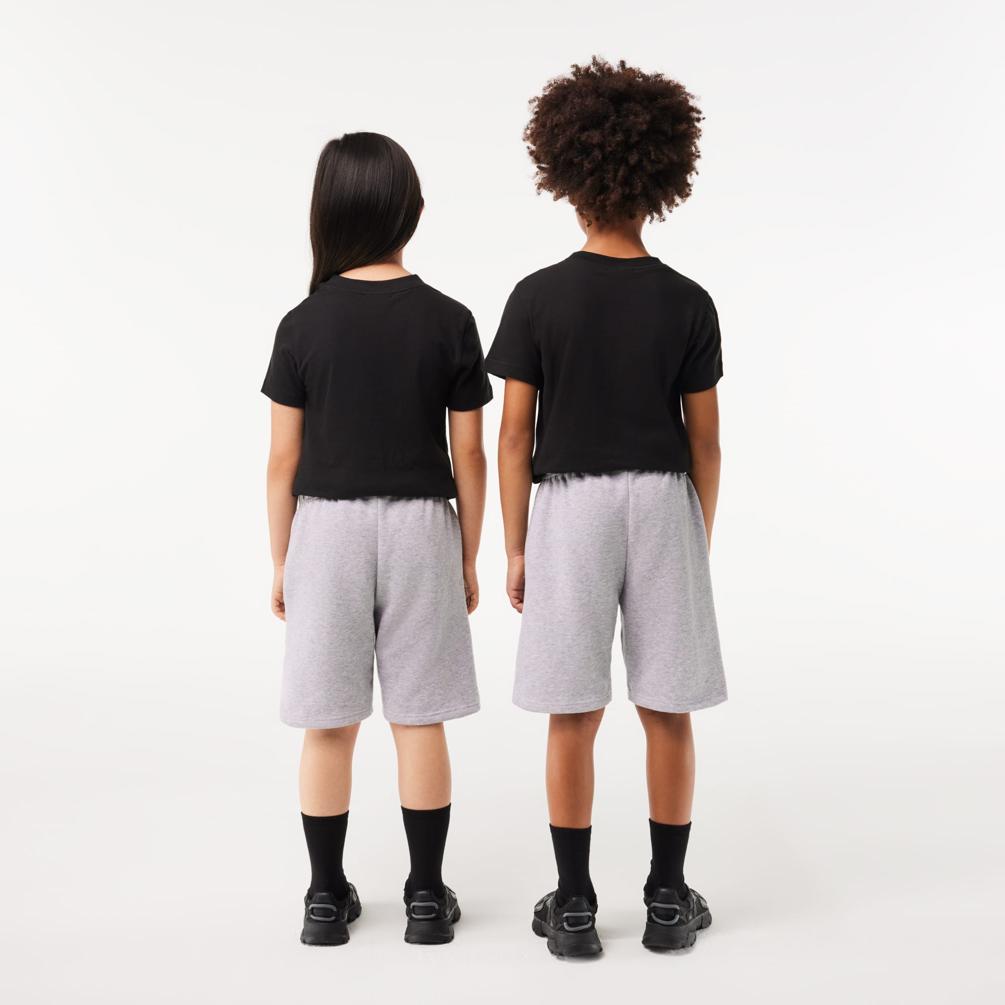 Short enfant Lacoste en molleton gratté de coton biologique Pantalons & Shorts - Gris - Lacoste - Enfant