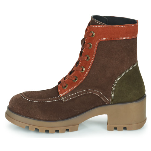 Kickers - KICK HELLO - Marron / Orange