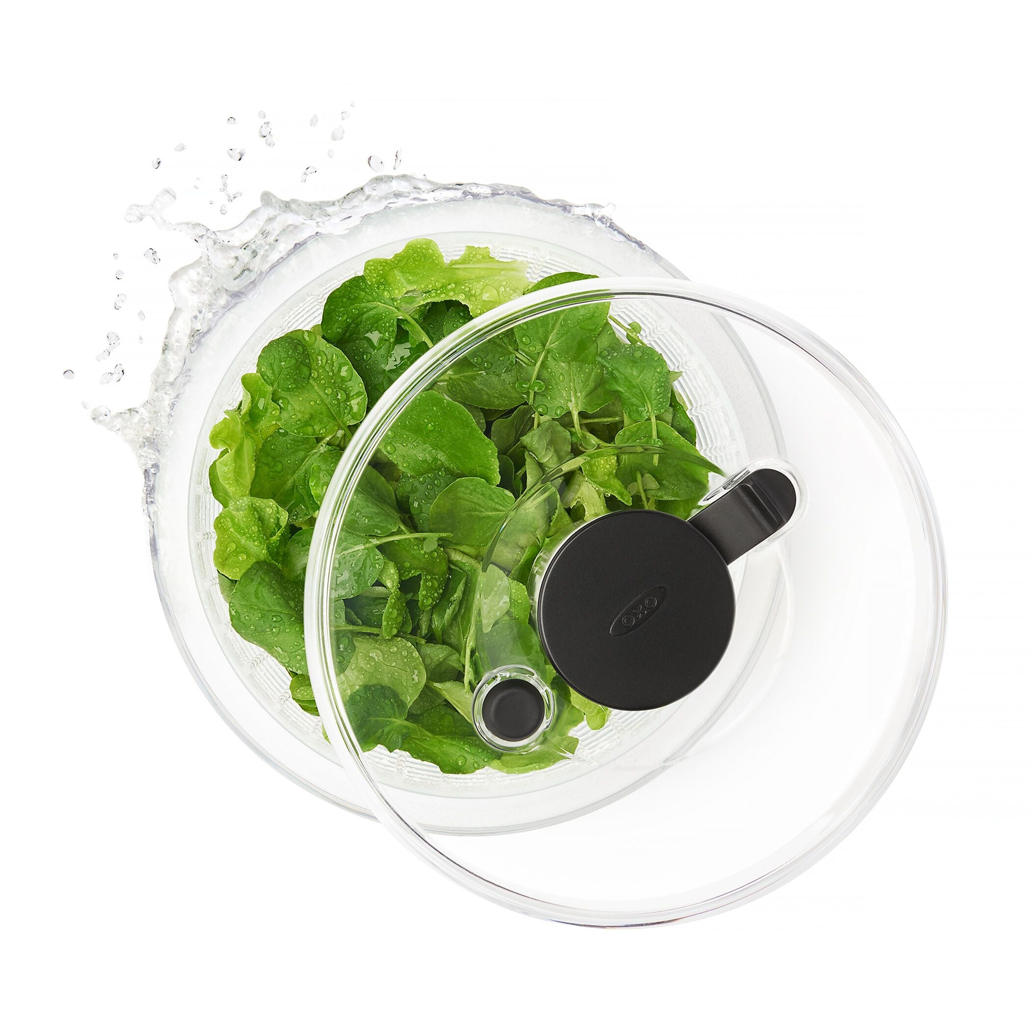 OXO Salatschleuder - Transparent / H: 13.0 cm