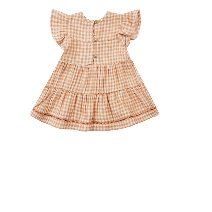 Quincy Mae Robe et Bloomer Lily Vichy | Abricot