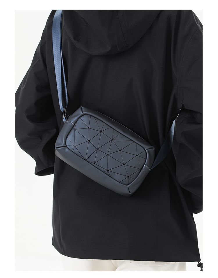 SUNMAN - Crossbodytas met geometrisch patroon