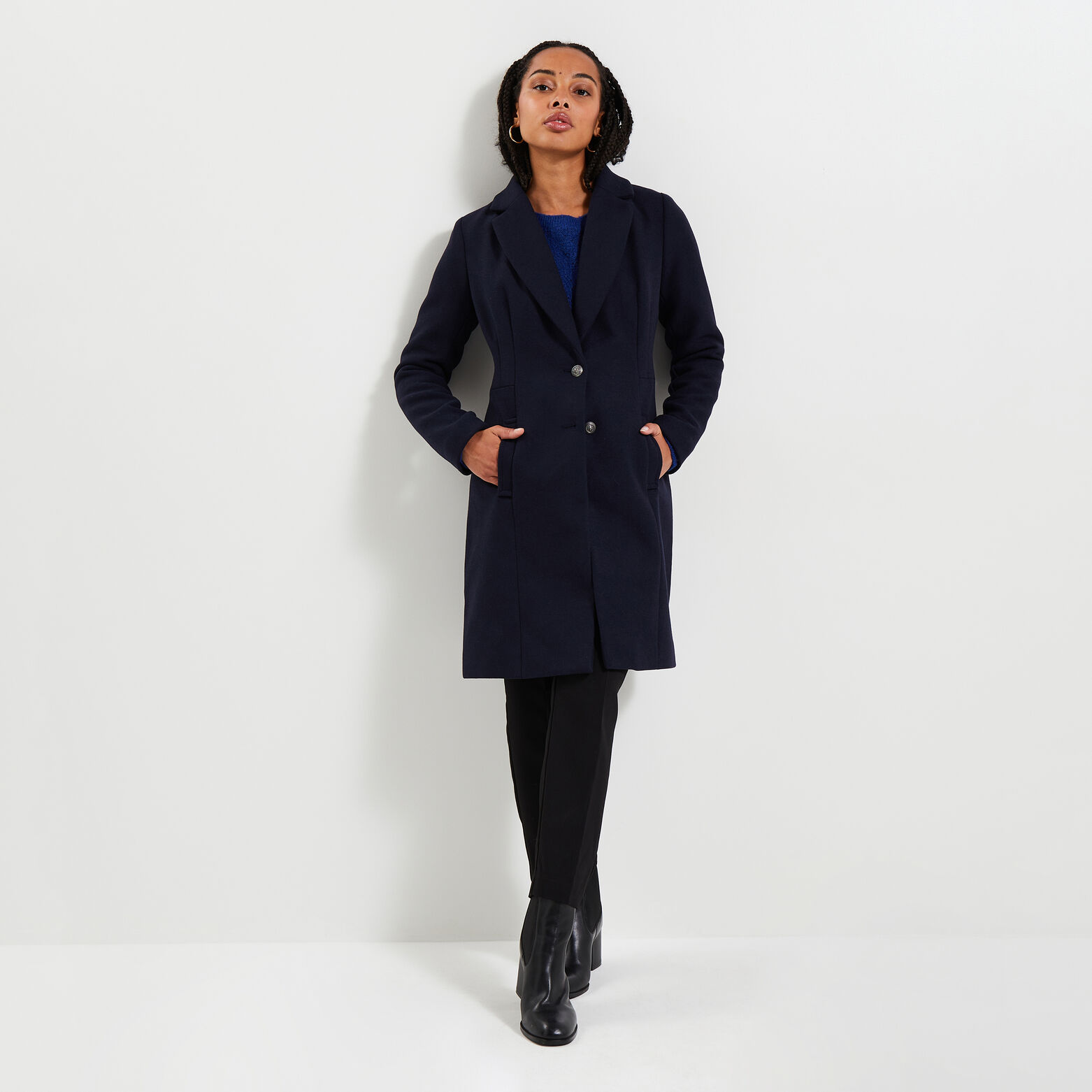 Manteau cintré femme