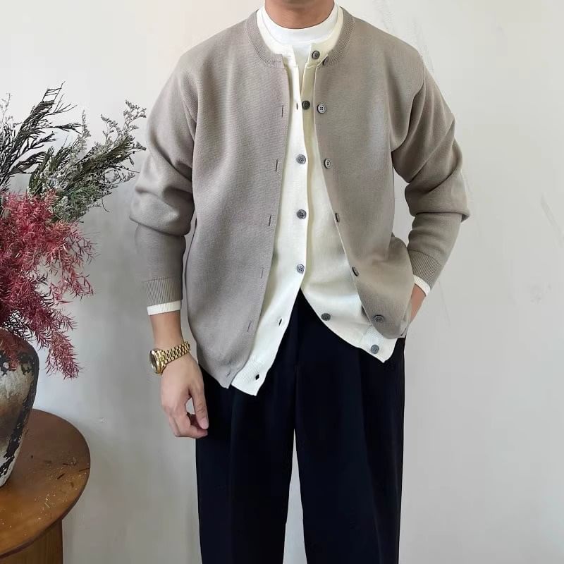 Nightbell - Tweedelige cardigan met ronde hals