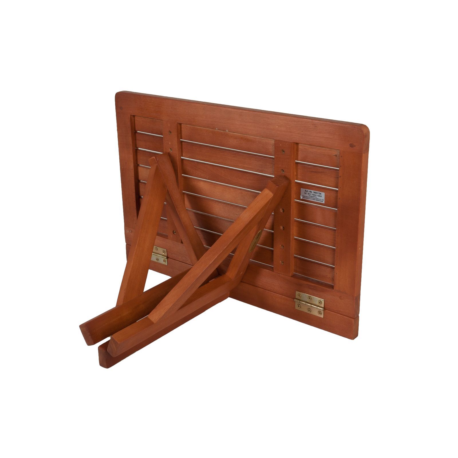 Balkon-Hängetisch STANFORD - Eukalyptus - klappbar - 60x40 cm