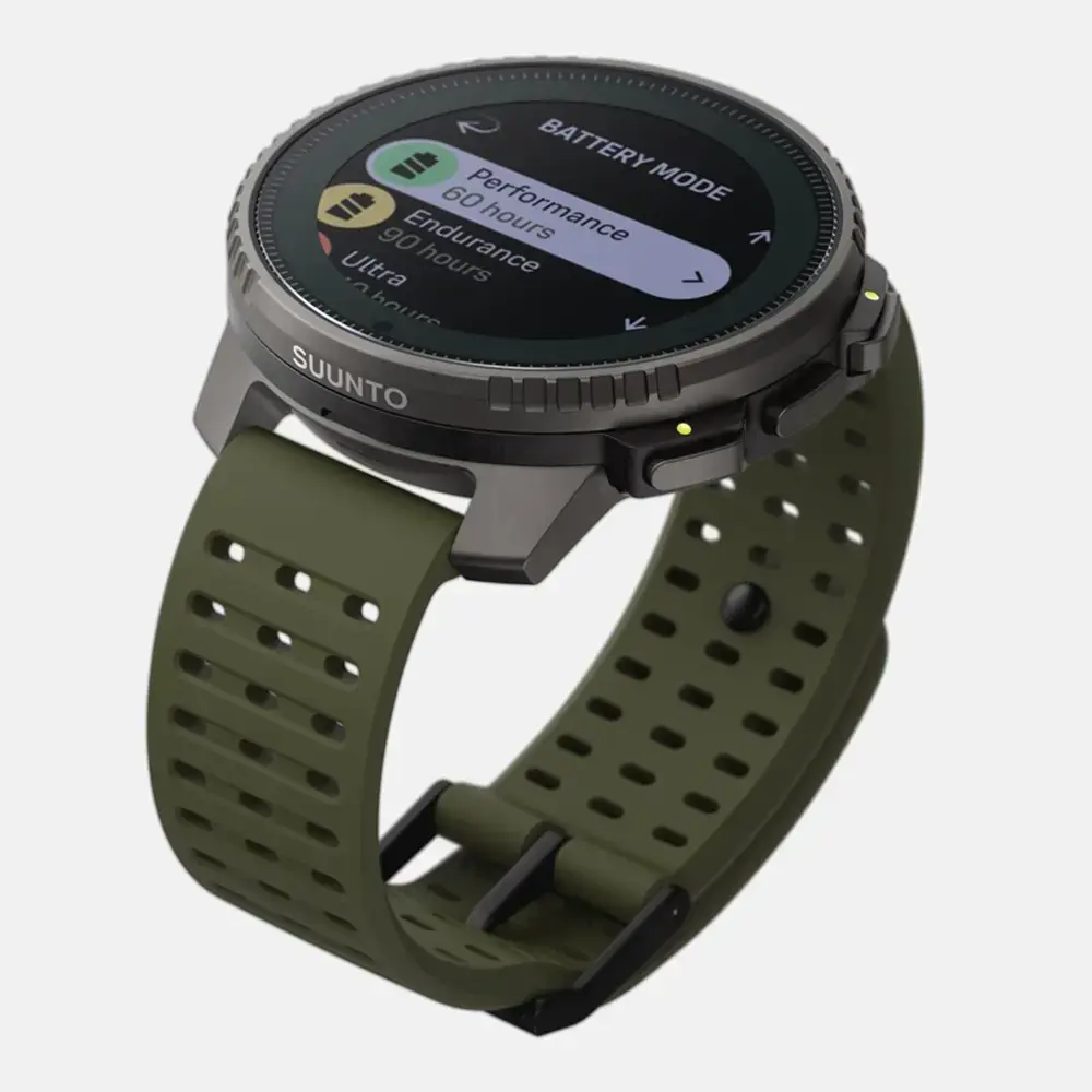 Suunto Vertical Titanium Solar GPS Sporthorloge Groen