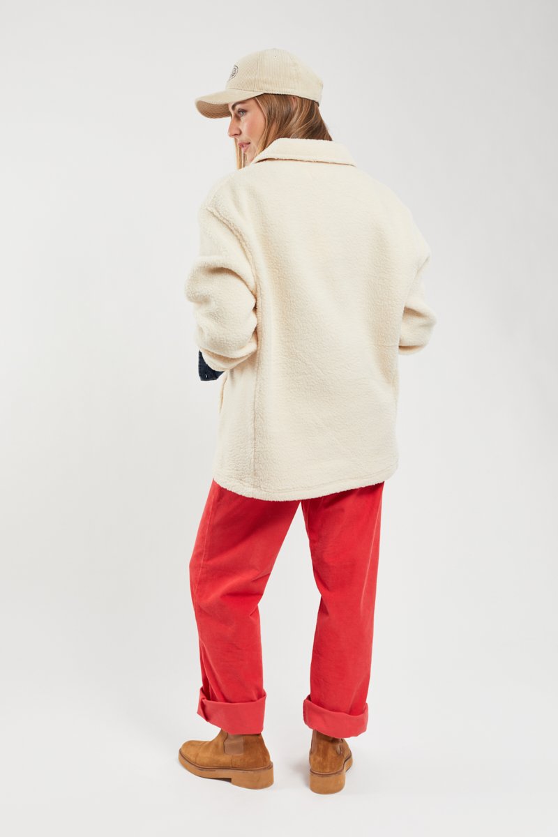 Sweat zippé unisexe - sherpa