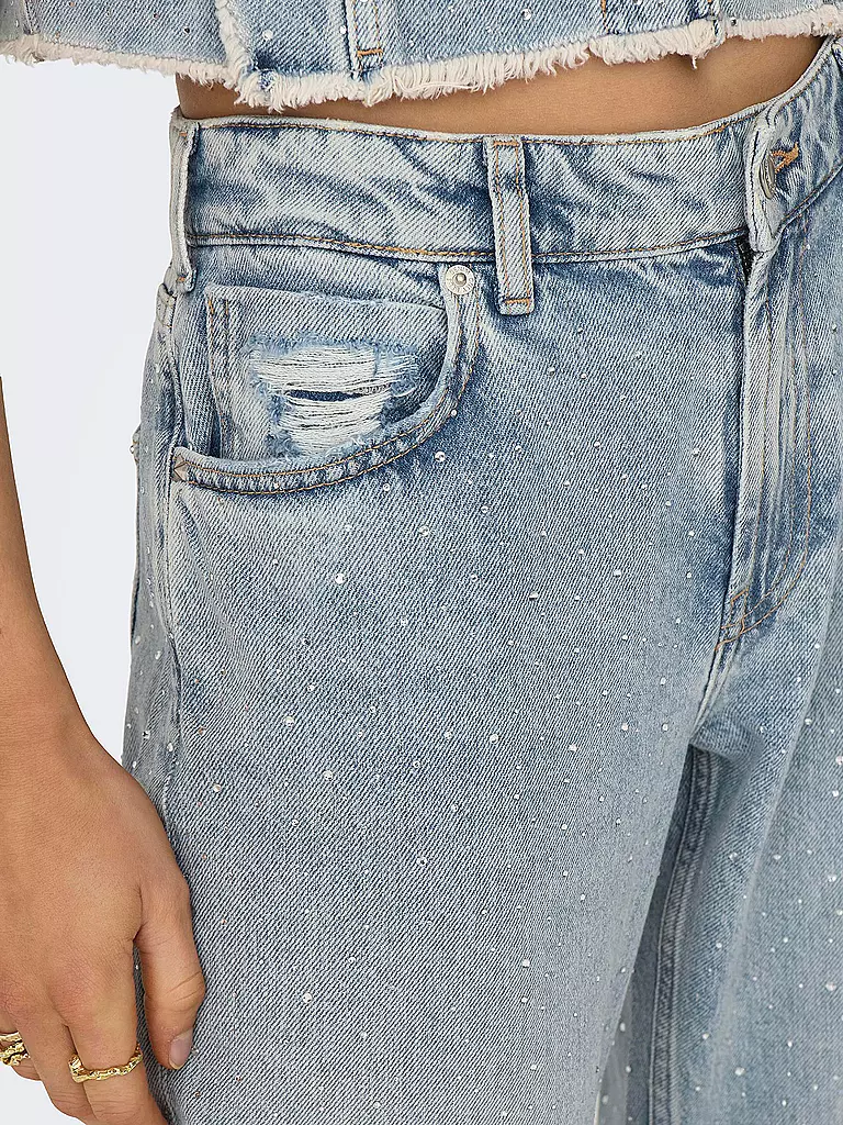 ONLY Jeans Wide Fit ONLCOBAIN hellblau