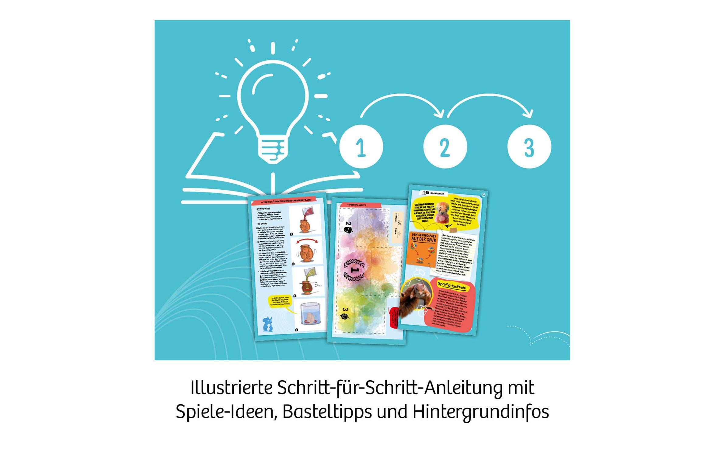 Experimentierkasten Verrückte Tier-FlummisBunte Flummis herstellen