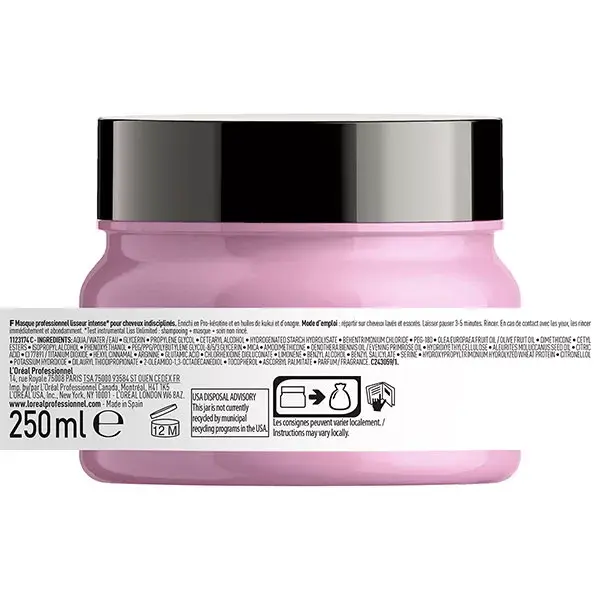 L'Oréal Professionnel Serie Expert Liss Unlimited Máscara Suavizante Intensa 250ml