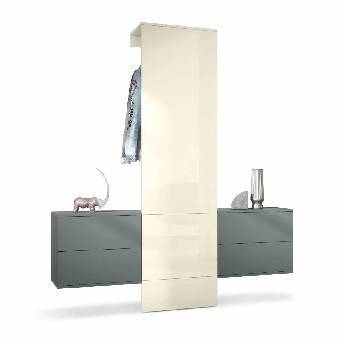 MPC Vestiaire Gris et Crème