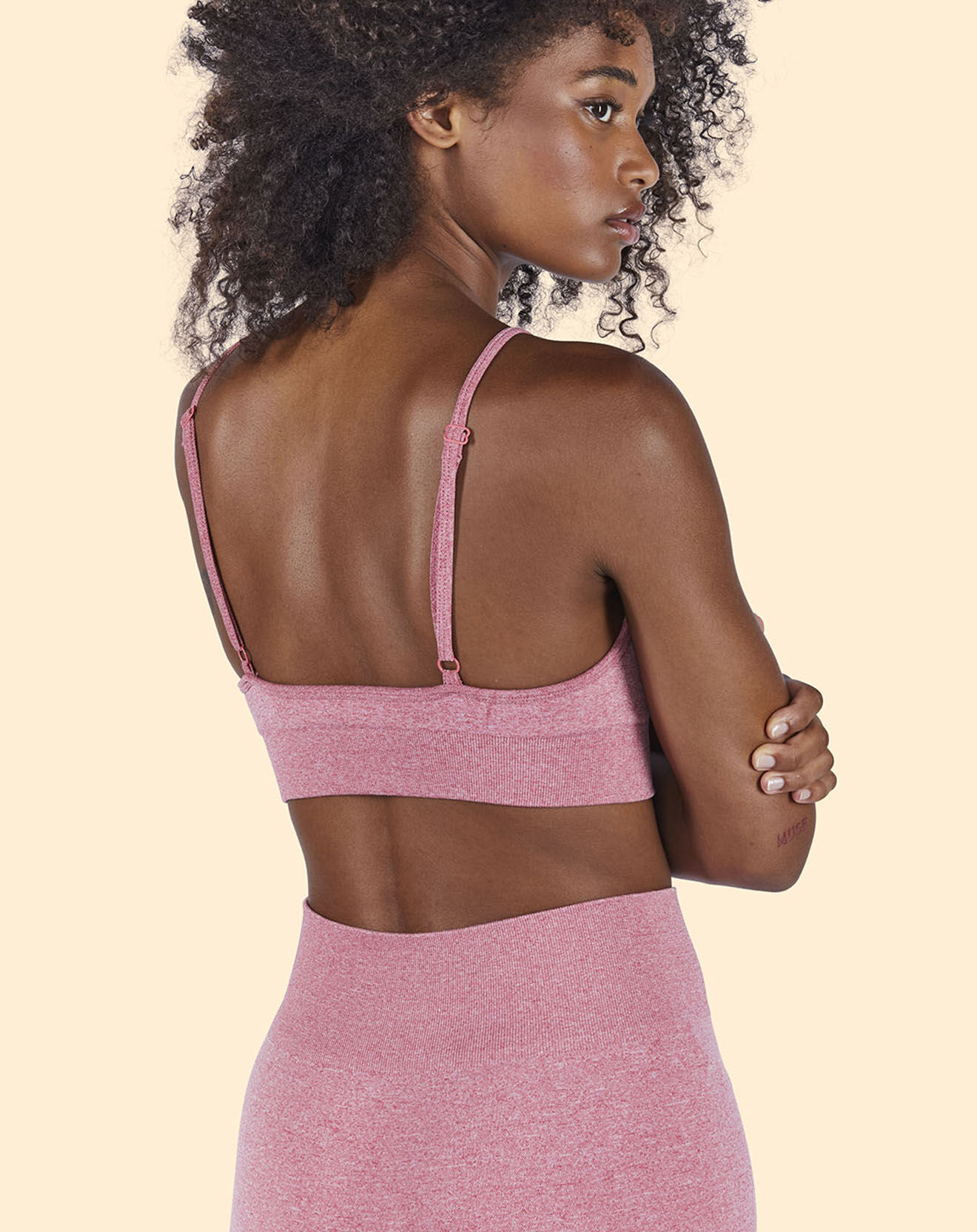 Onamaste Brassière de sport Maintien léger rose
