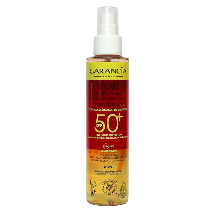 Eau solaire rouge métamorphosante SPF50+ 150ml
