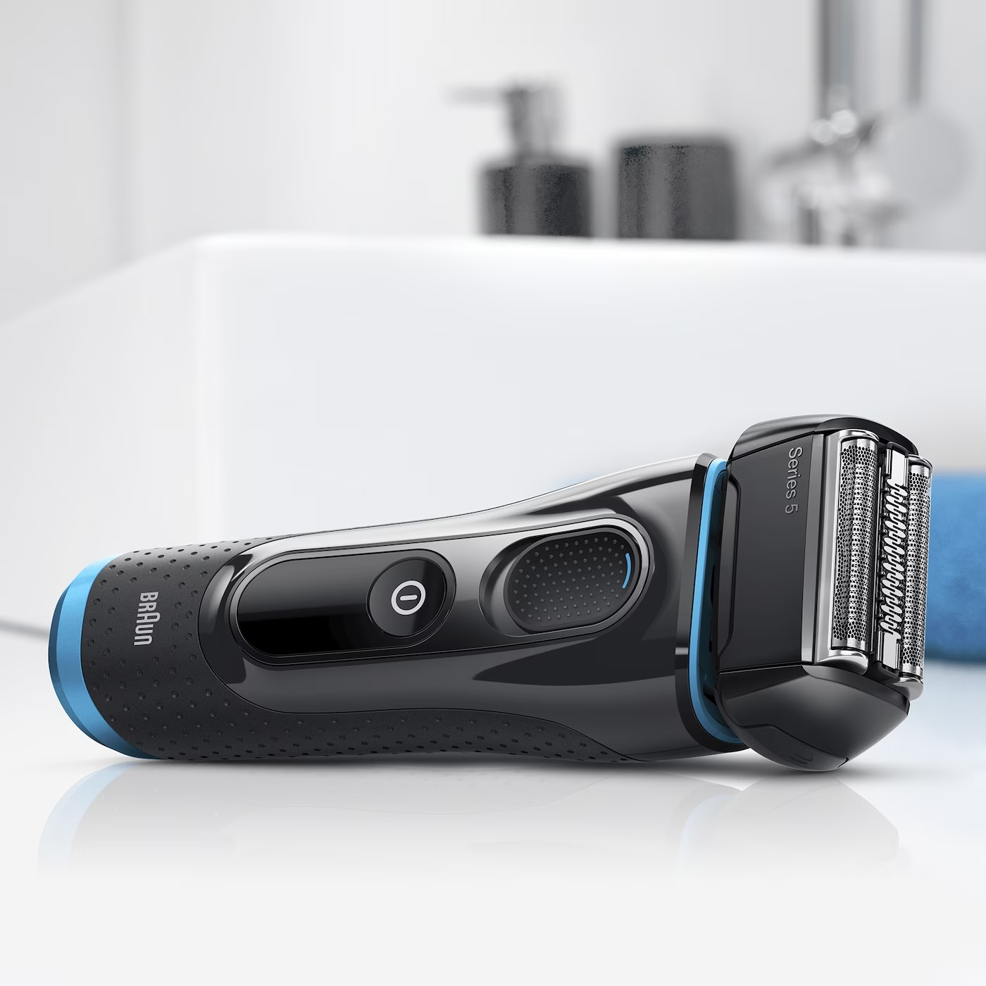 Series 5 52B Scherkopf Kassette BeardTrimmer Gesichts Haarentfernung Ersatz Rasierklinge - Silber / Schwarz