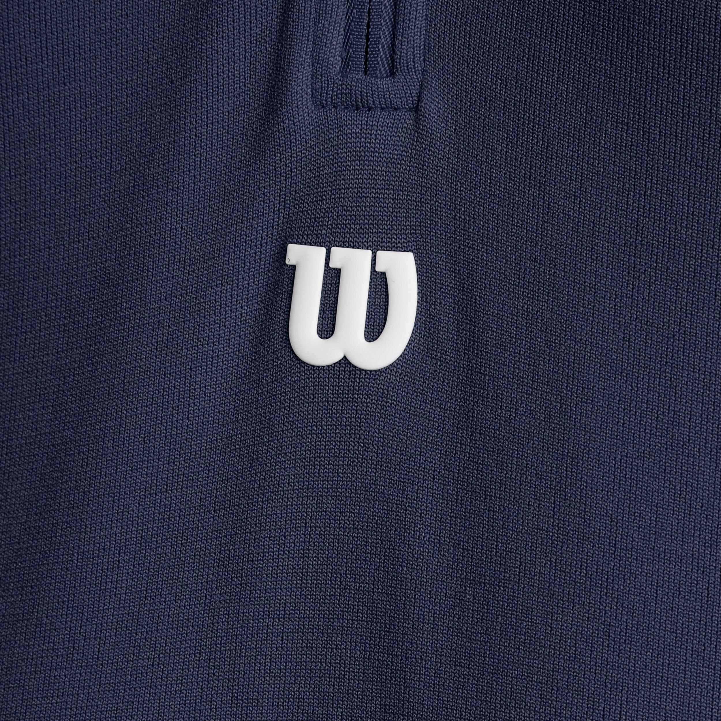 Wilson Players Seamless Zip Henley 2.0 T-shirt Hommes - Bleu