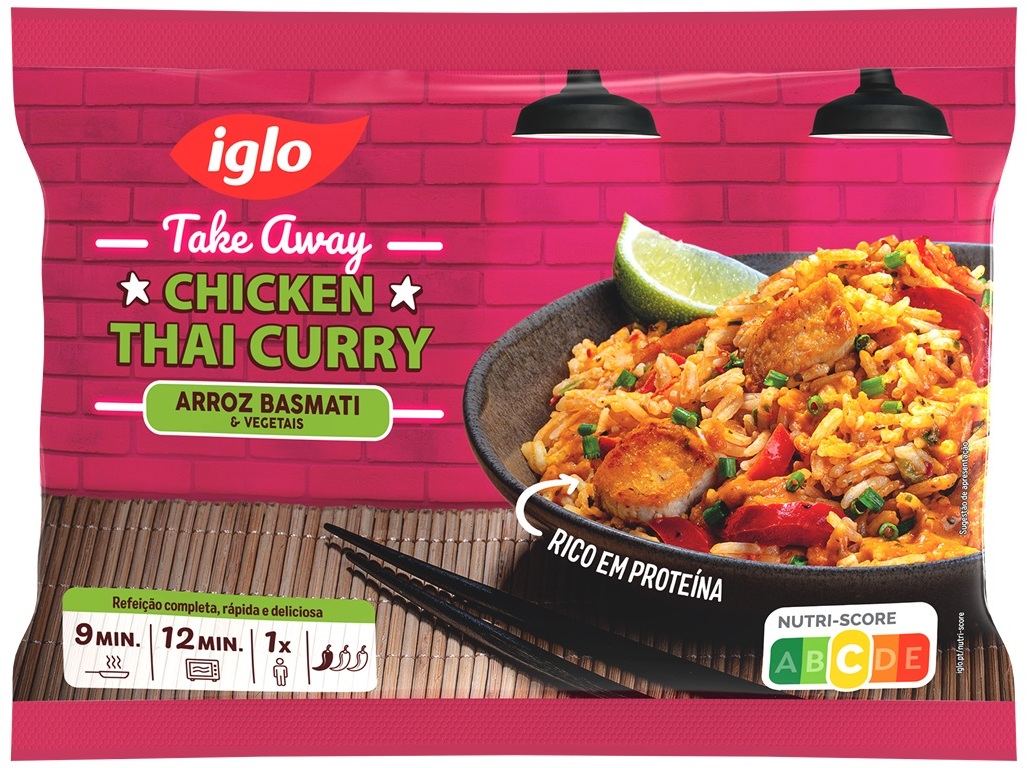 ARROZ CHICKEN THAI CURRY IGLO TAKE AWAY 400G