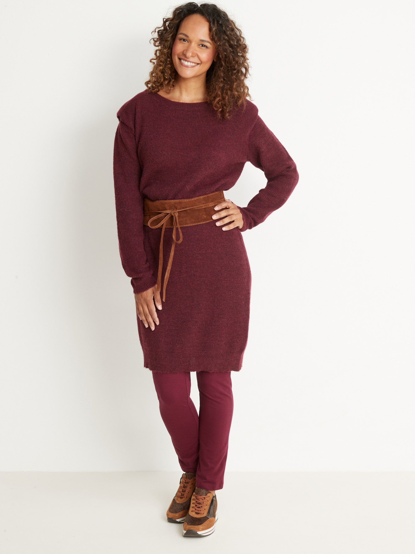 Robe-pull côtes anglaises