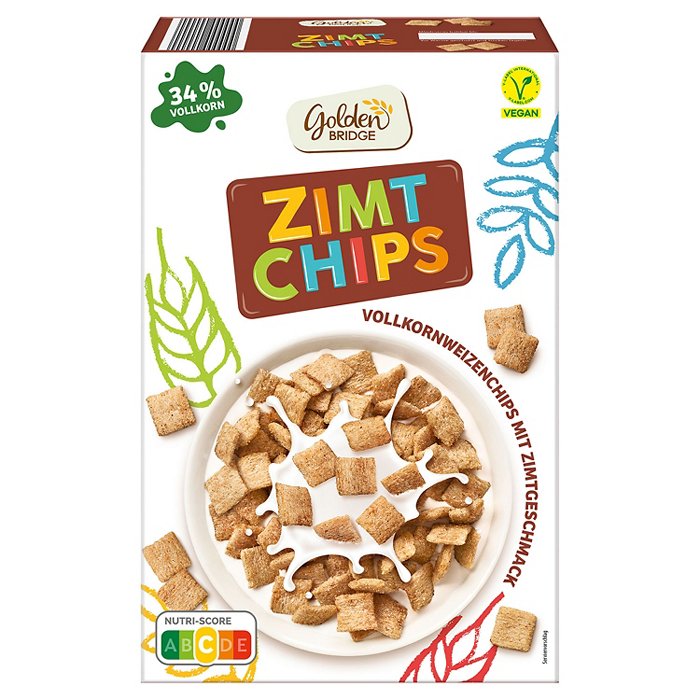 GOLDEN BRIDGE Zimt Chips 750 g