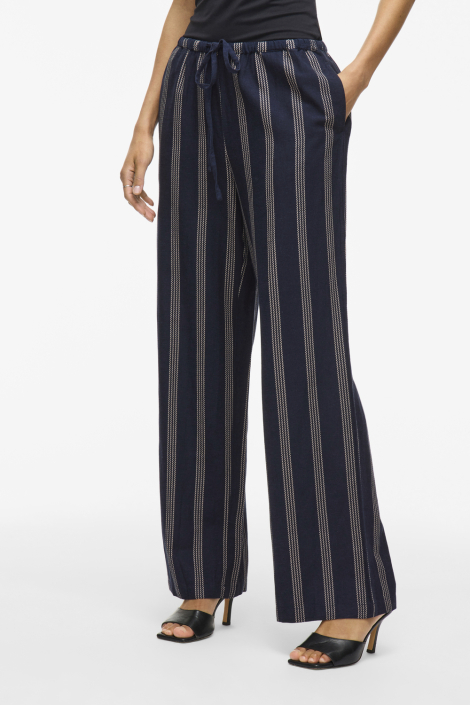 Vila blauwe dames broek