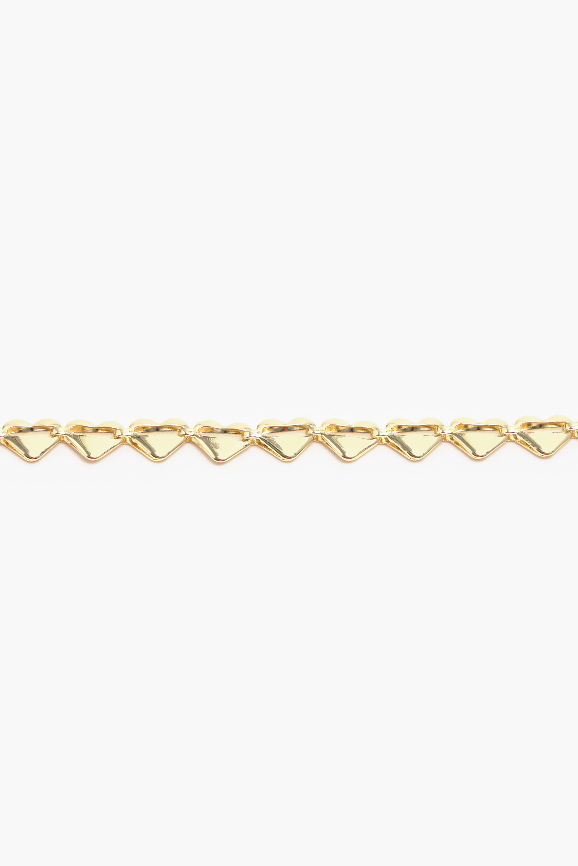 Colar de coração dourado