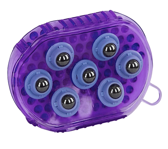 Borstel Magneet Massage Paard | Paars | 12624.1
