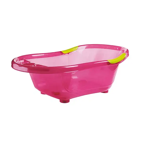 Banheira rígida dBb Remond com ralo rosa translúcido