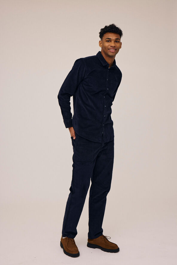 Magasin du Nord Collection Corduroy 2 trousers - Organic GOTS Night sky