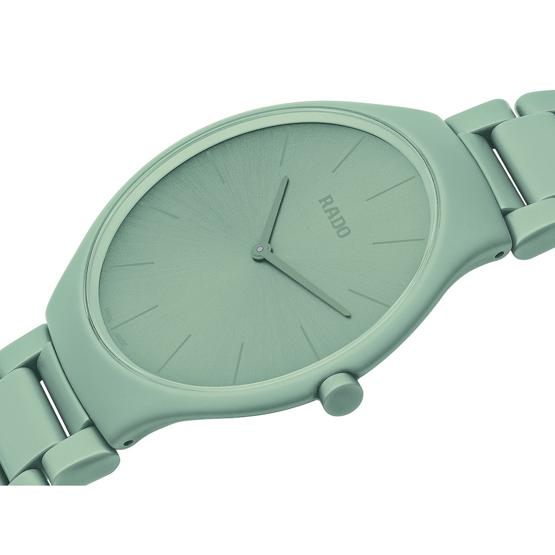 Rado True Thinline Le Corbusier Slightly Greyed English Green 32041 Limited Edition
