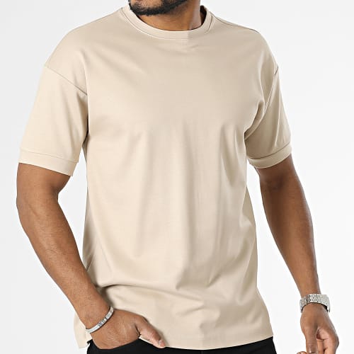 Tee Shirt Oversize Large Beige