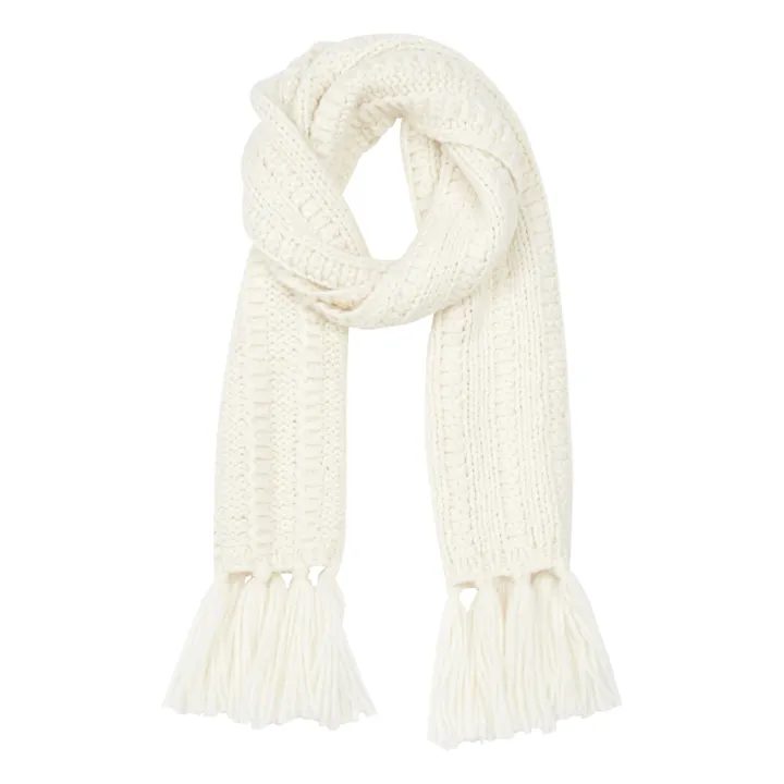 Aymara Echarpe Misti Baby Alpaga Laine Merinos | Ecru
