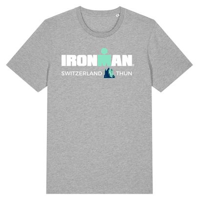T-Shirt Manches Courtes Ironman Switzerland Gris Homme