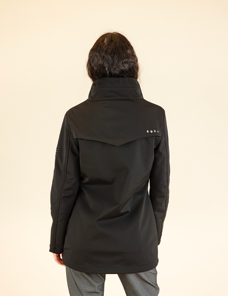 HBT BASICS | CASSIE TRENCH FEMME NOIR