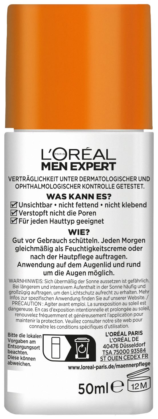 L'Oréal Paris Maquillage Hydra Energy Tägliches Invisible Fluid<br>50 ml, LSF 50+