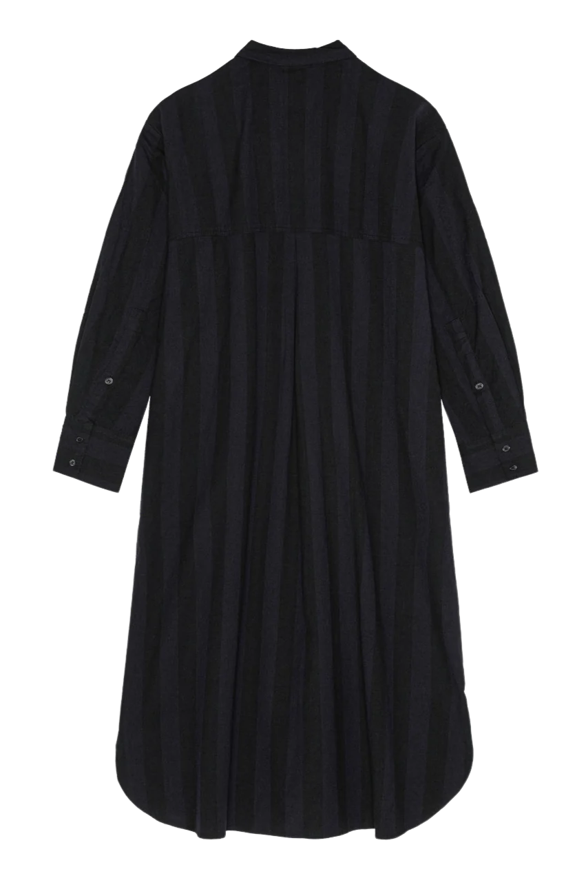 Moshi Moshi Mind  Floret Stripe skjortekjole - navy/sort