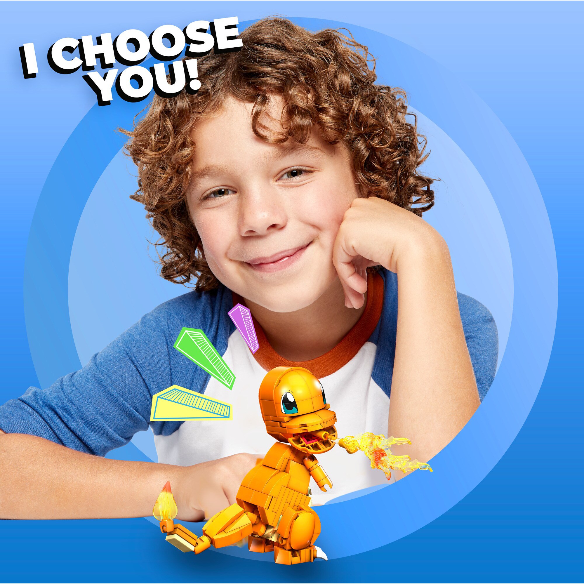 Mattel Konstruktionsspielzeug Pokémon Charmander