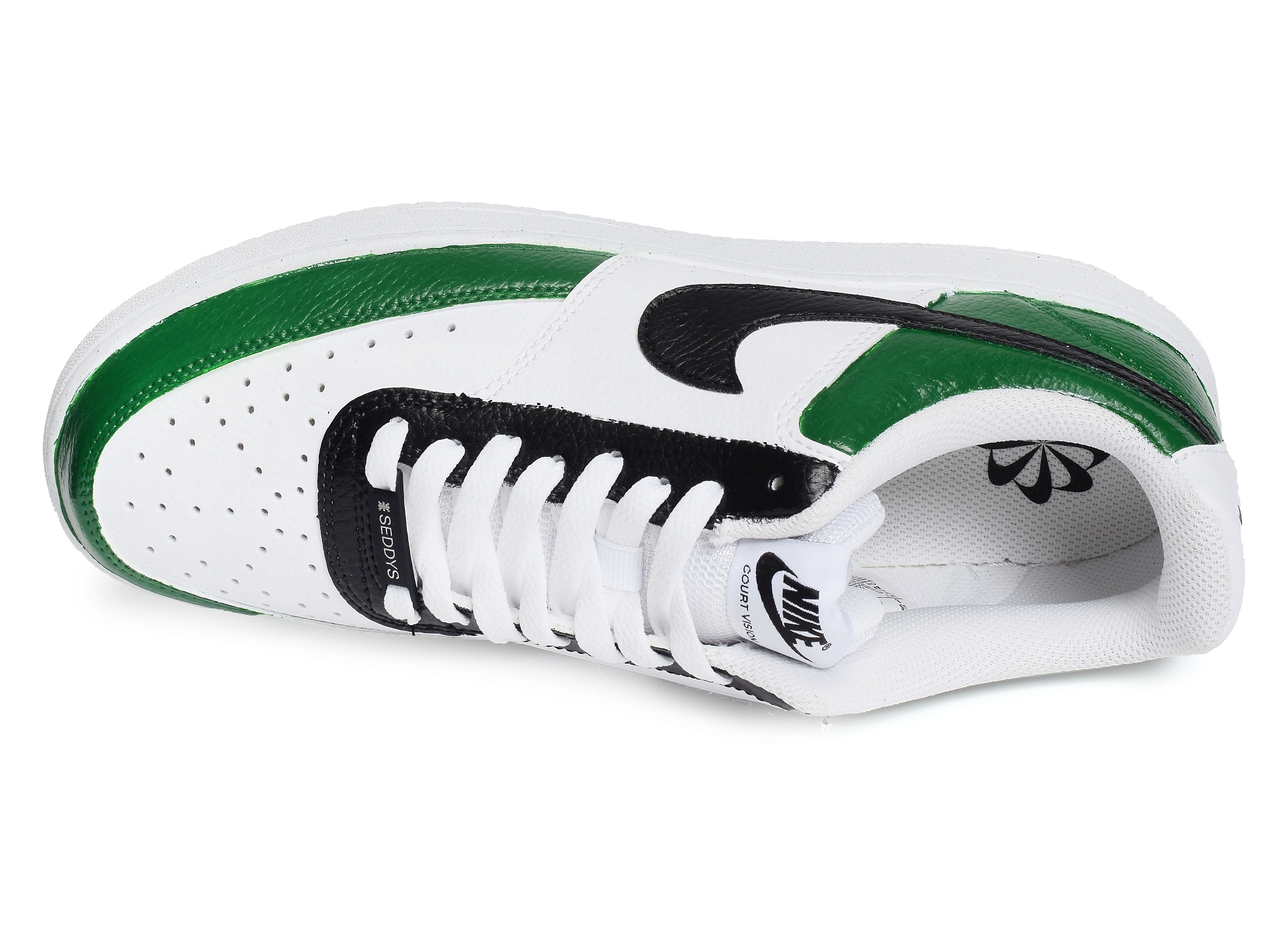 Court vision low celtics blanc vert