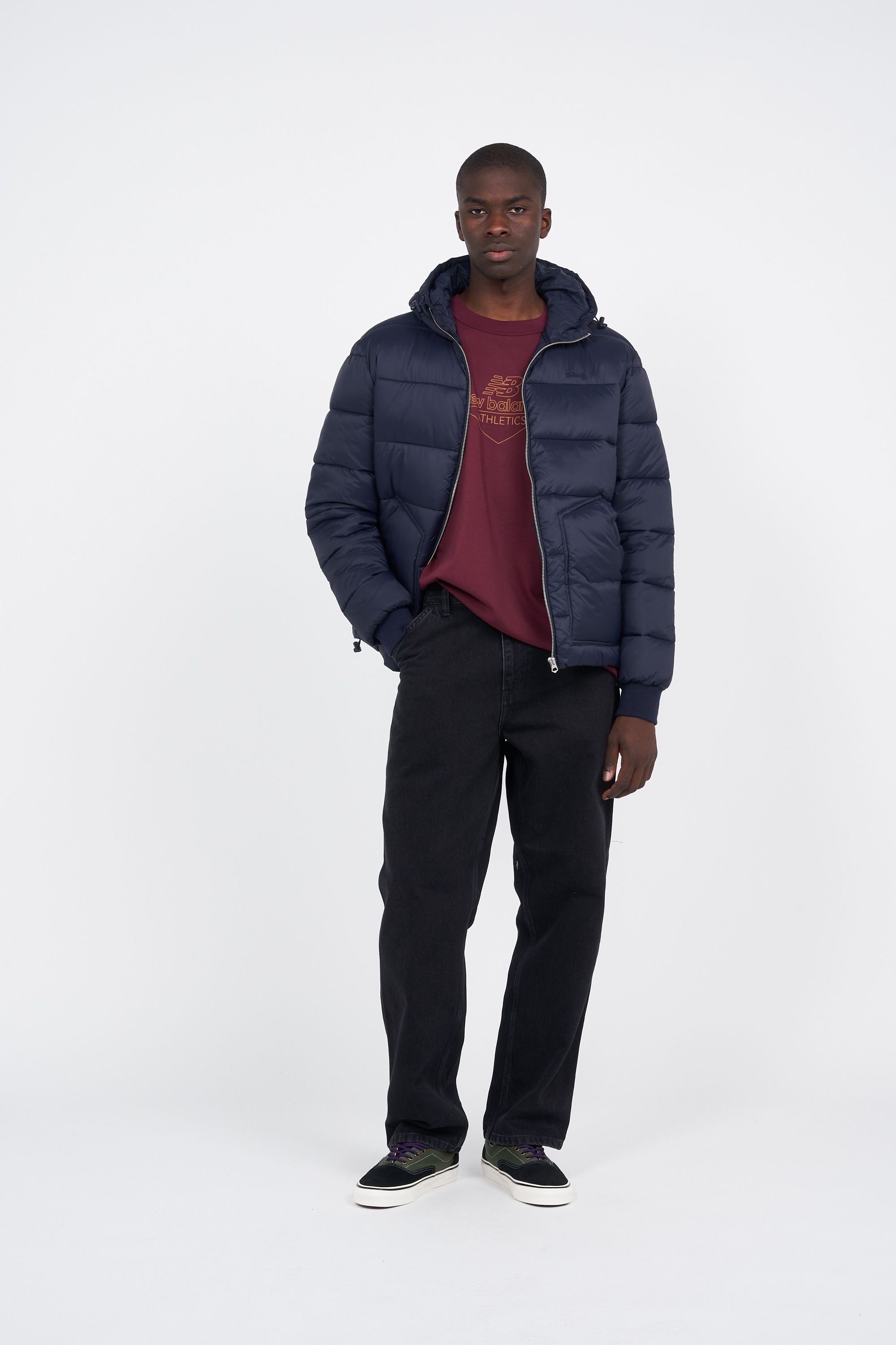 SCHOTT doudoune HAWKRS Bleu