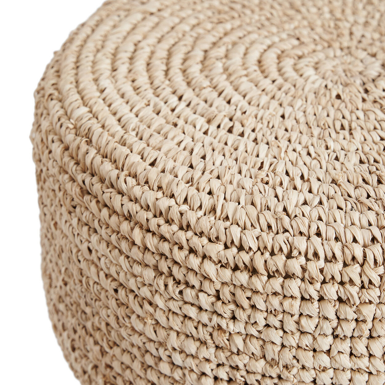 Bazar Bizar Tabouret de bar Raffia naturelle - 35x35x75 cm
