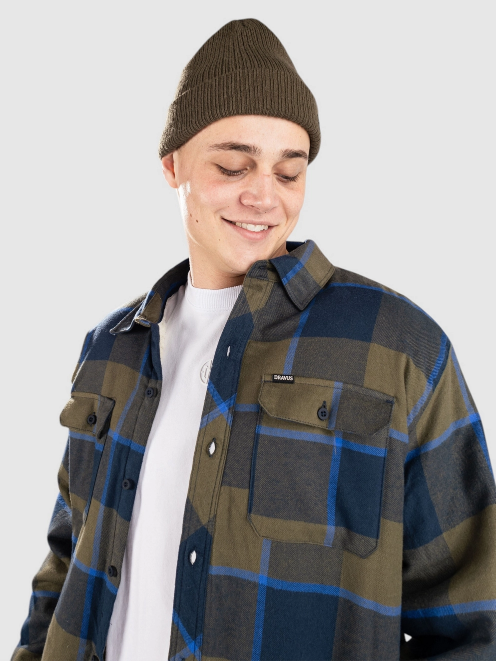 Dravus Sherpa Flannel Shirt green