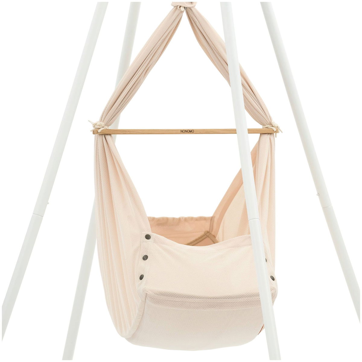 NonomoNonomo   Federwiege mit Tipi weiss almond
